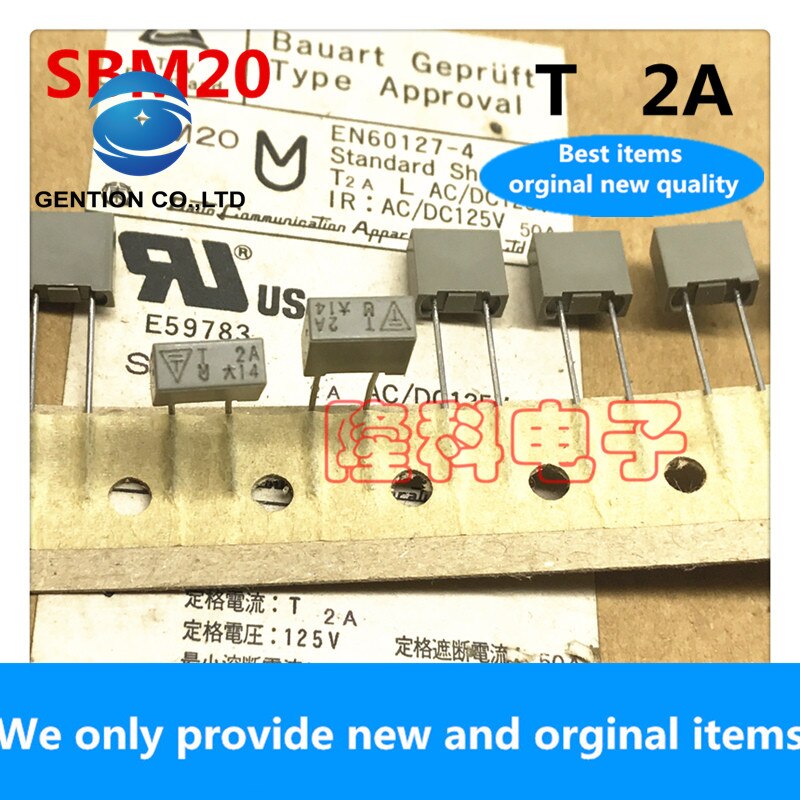 100% ǰ  SBM20 Dadong ǻ T2A 2A , 125V  귣  -Ϻ  ο ο, 10 